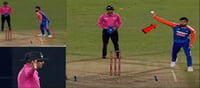 Riyan Parag bizarre bowling..!? Umpire decides No-Ball..!?